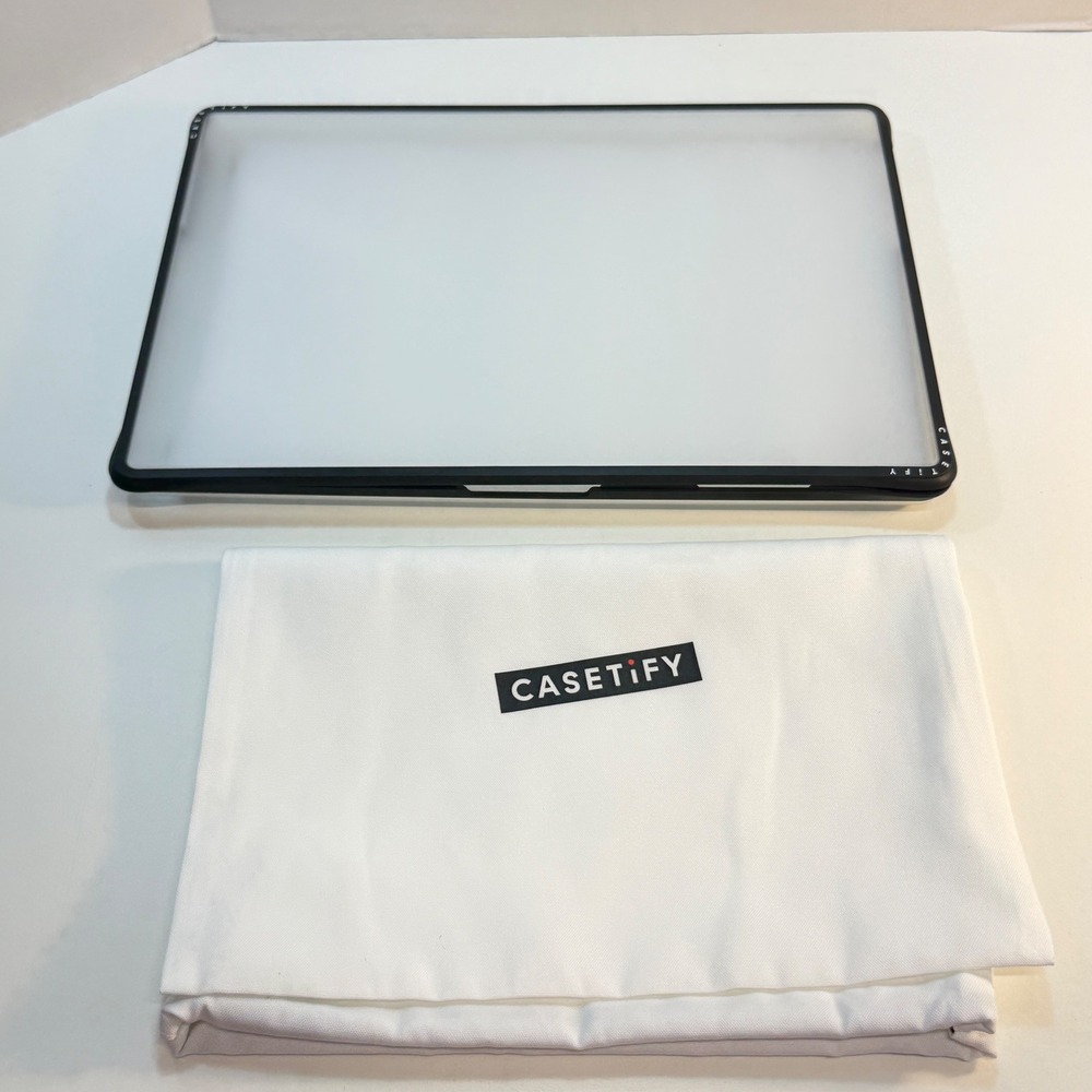 Casetify Laptop Case MacBook Pro 16 Inch M1-M5 Clear Black Frosted Hard Shell